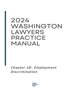 cover image of 2024-25 Washington Lawyers Practice Manual Chapter 18